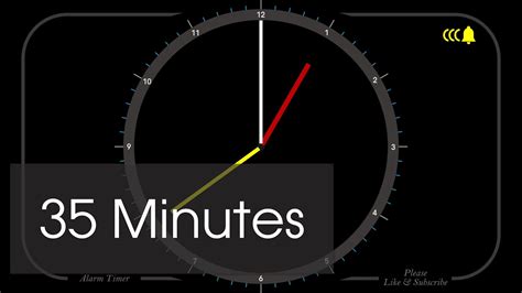 6 Minute Timer. . Set alarm 35 minutes